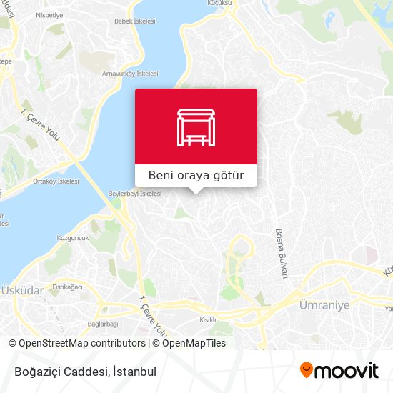 Boğaziçi Caddesi harita