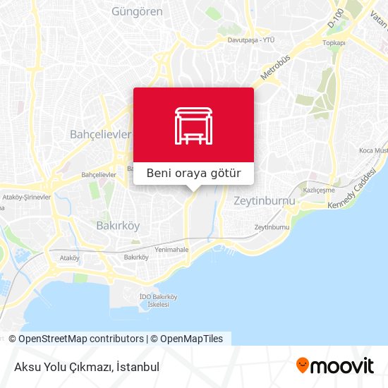 Aksu Yolu Çıkmazı harita