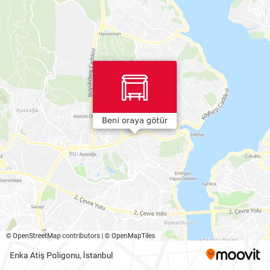 Enka Atiş Poligonu harita
