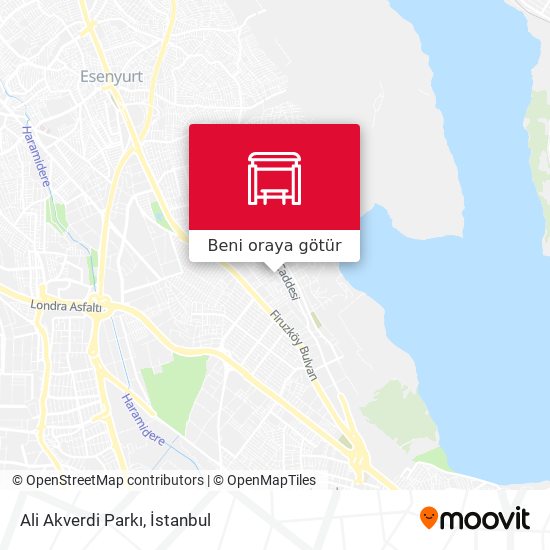 Ali Akverdi Parkı harita