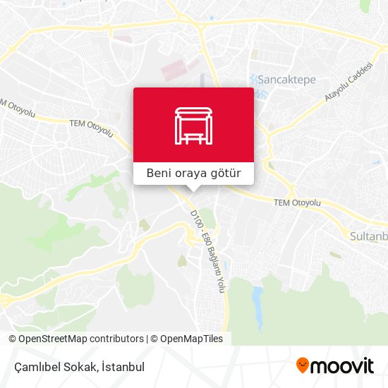 Çamlıbel Sokak harita