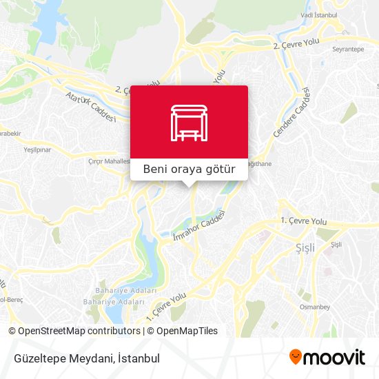 Güzeltepe Meydani harita