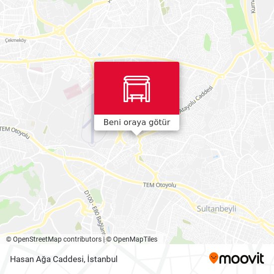 Hasan Ağa Caddesi harita