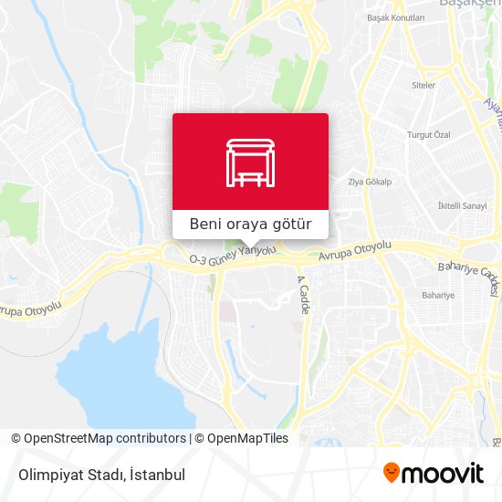 Olimpiyat Stadı harita
