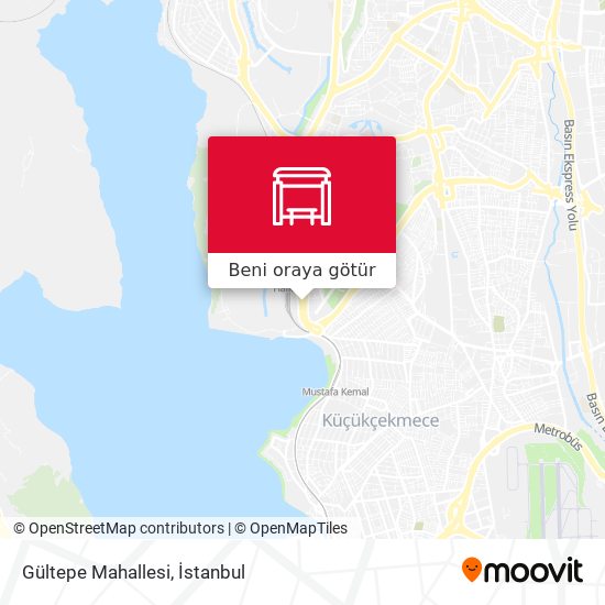 Gültepe Mahallesi harita