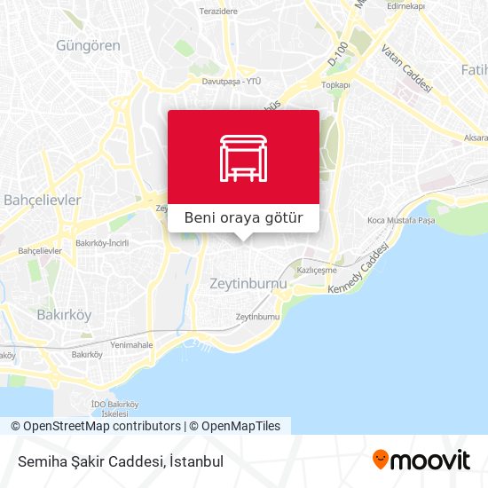 Semiha Şakir Caddesi harita