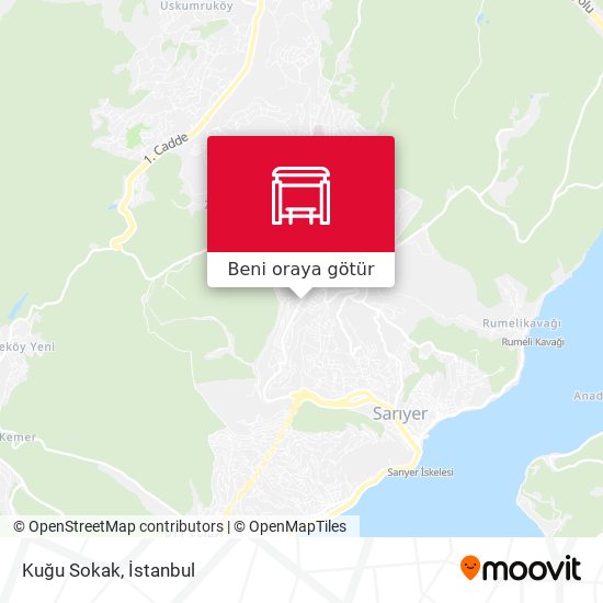 Kuğu Sokak harita
