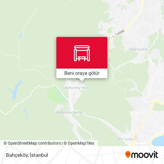 Bahçeköy harita
