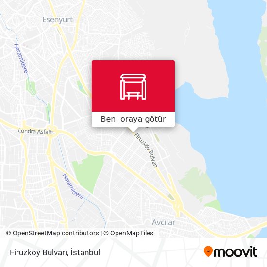 Firuzköy Bulvarı harita