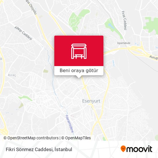Fikri Sönmez Caddesi harita
