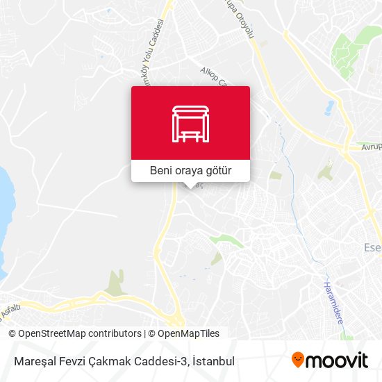 Mareşal Fevzi Çakmak Caddesi-3 harita