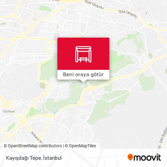 Kayışdağı Tepe harita