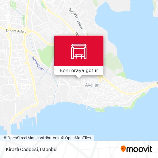 Kirazlı Caddesi harita