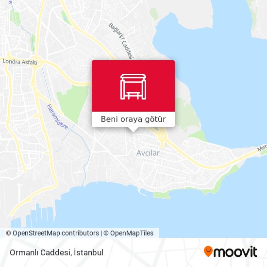 Ormanlı Caddesi harita