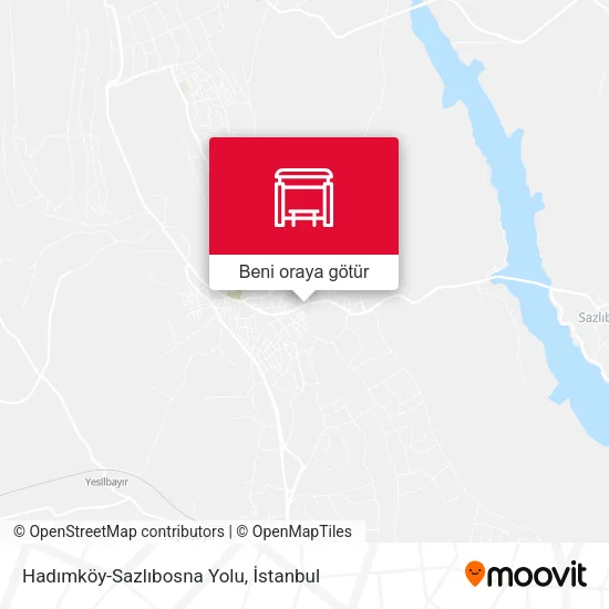 Hadımköy-Sazlıbosna Yolu harita