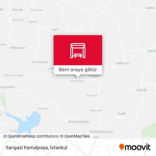 Sarıgazi Kemalpaşa harita