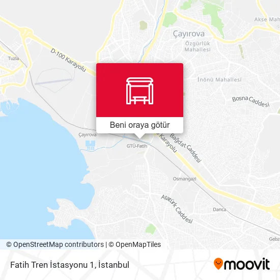 Fatih Tren İstasyonu 1 harita
