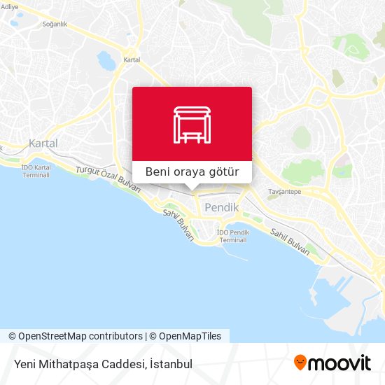 Yeni Mithatpaşa Caddesi harita