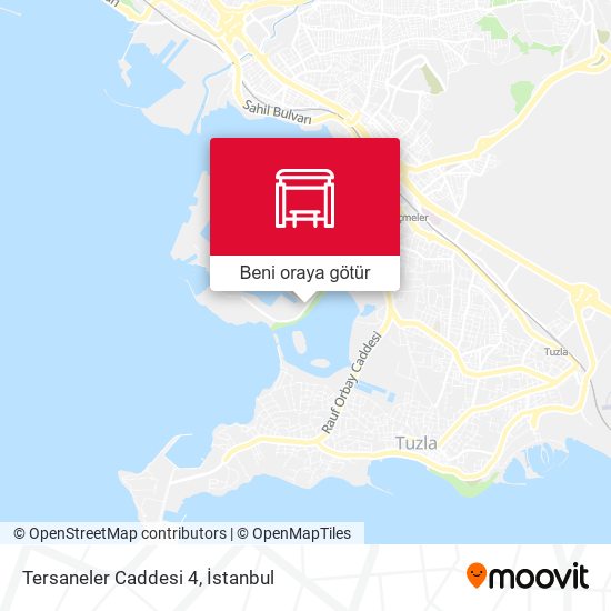 Tersaneler Caddesi 4 harita