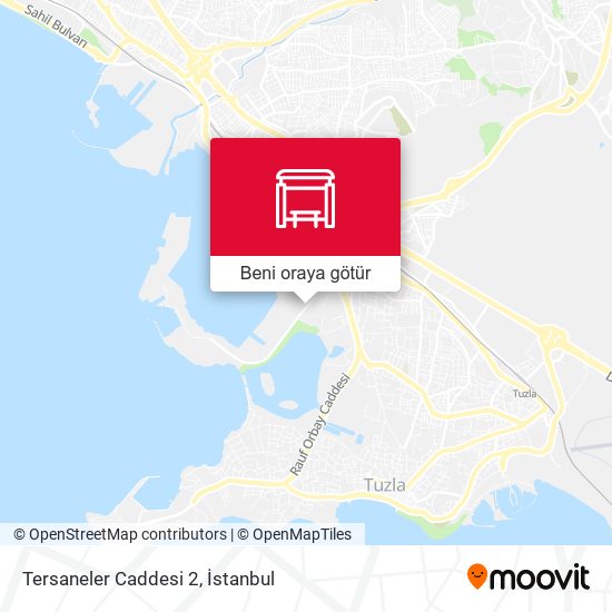 Tersaneler Caddesi 2 harita