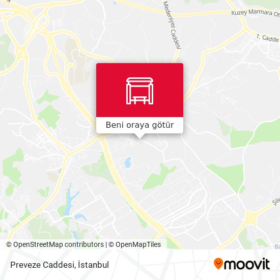 Preveze Caddesi harita