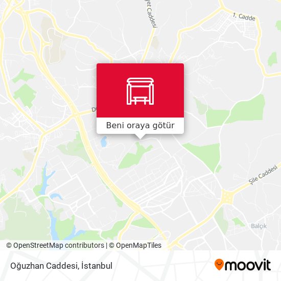 Oğuzhan Caddesi harita