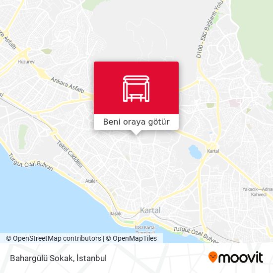 Bahargülü Sokak harita