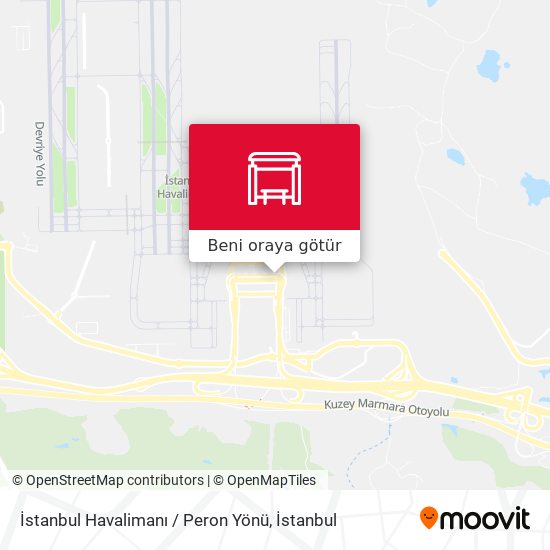 İstanbul Havalimanı / Peron Yönü harita