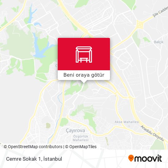 Cemre Sokak 1 harita