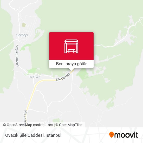 Ovacık Şile Caddesi harita