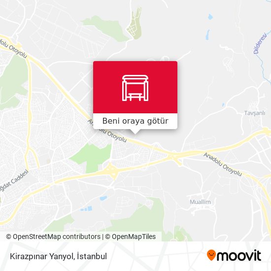 Kirazpınar Yanyol harita