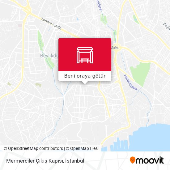 Mermerciler Çıkış Kapısı harita