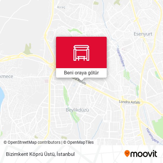Bizimkent Köprü Üstü harita