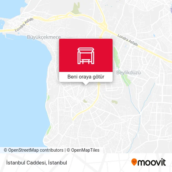 İstanbul Caddesi harita