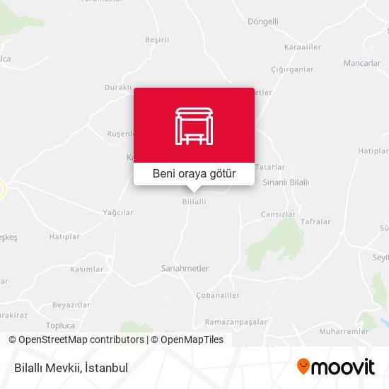 Bilallı Mevkii harita
