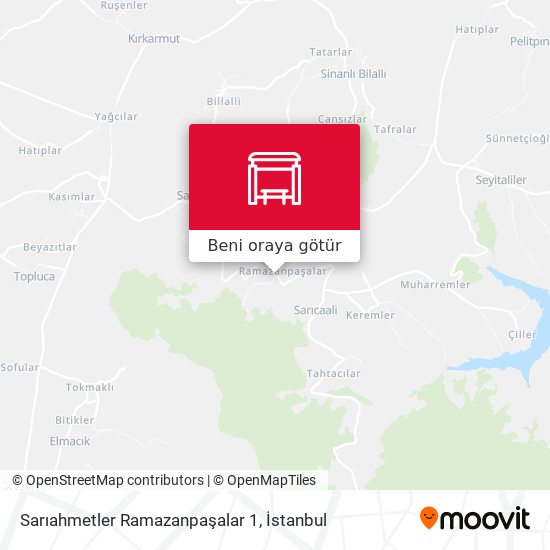 Sarıahmetler Ramazanpaşalar 1 harita