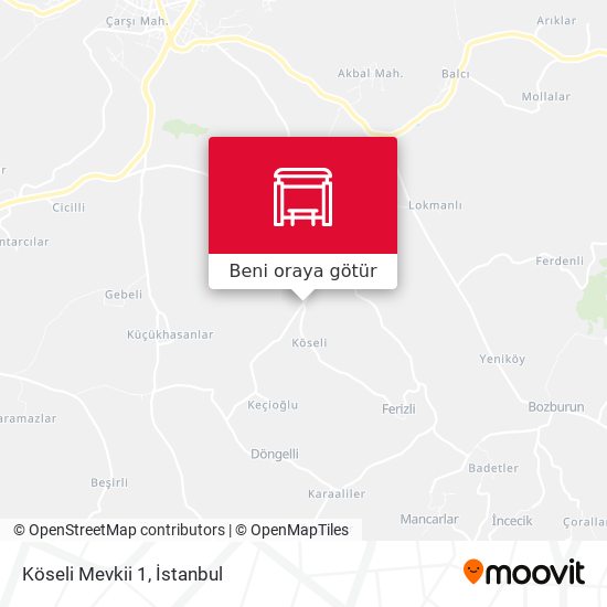 Köseli Mevkii 1 harita