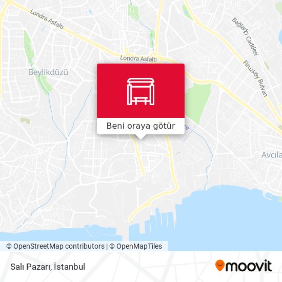 Salı Pazarı harita