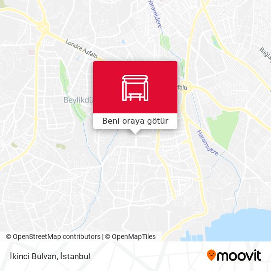 İkinci Bulvarı harita