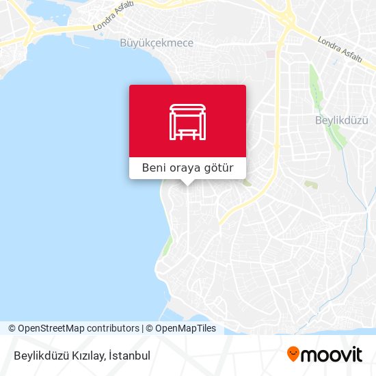 Beylikdüzü Kızılay harita