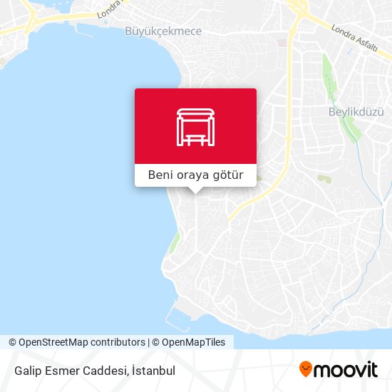 Galip Esmer Caddesi harita