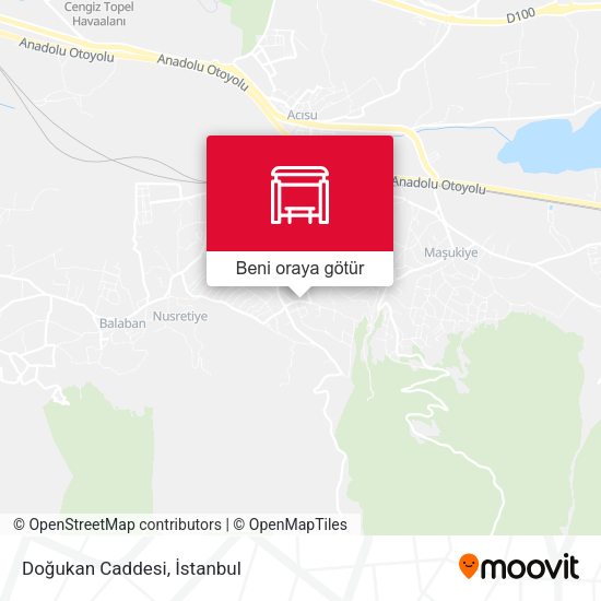 Doğukan Caddesi harita