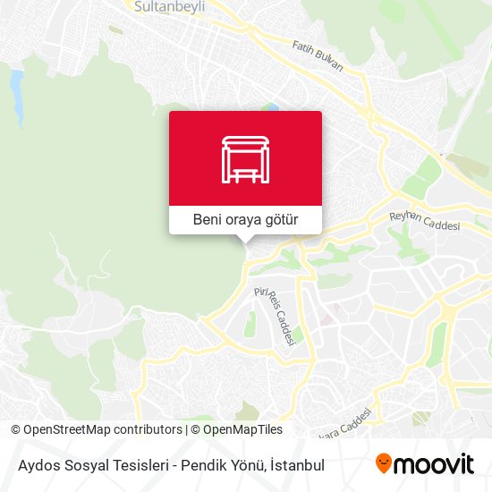 Aydos Sosyal Tesisleri - Pendik Yönü harita