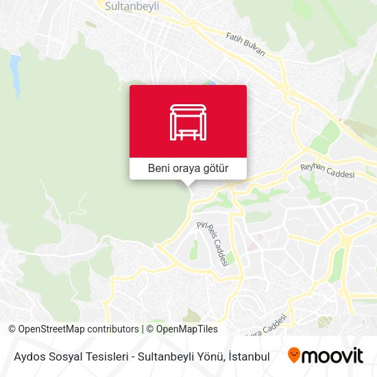 Aydos Sosyal Tesisleri - Sultanbeyli Yönü harita