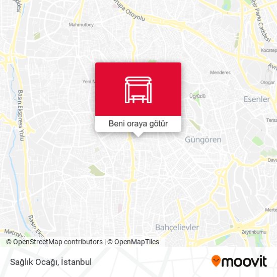 Sağlık Ocağı harita