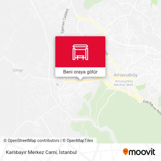 Karlıbayır Merkez Cami harita