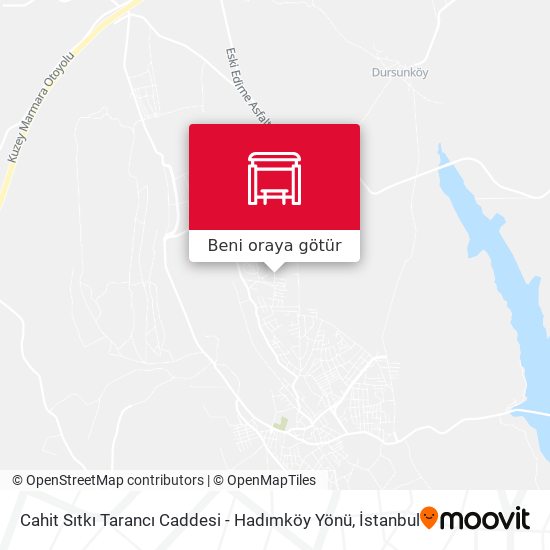 Cahit Sıtkı Tarancı Caddesi - Hadımköy Yönü harita