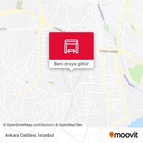 Ankara Caddesi harita