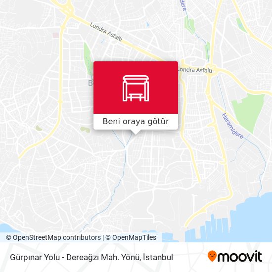 Gürpınar Yolu - Dereağzı Mah. Yönü harita
