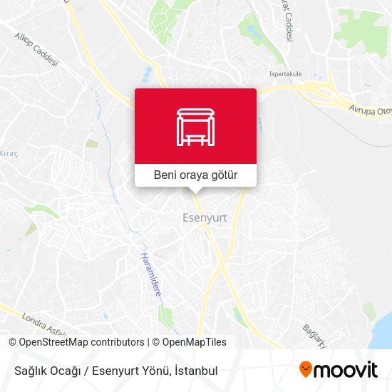 Sağlık Ocağı / Esenyurt Yönü harita